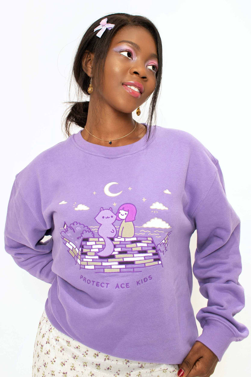 Protect Asexual Kids Sweater (LIMITED Pride – Of Paws EDITION)